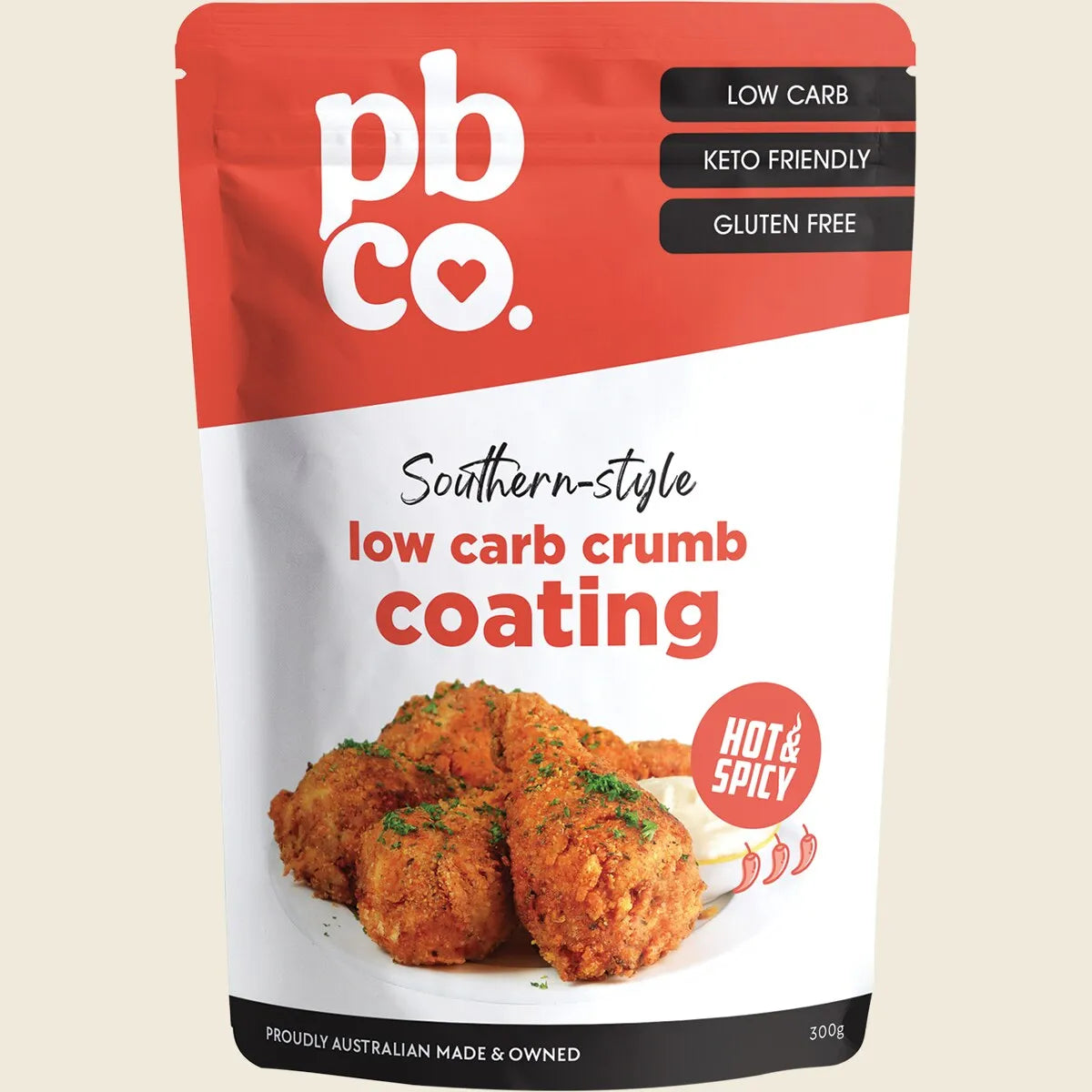 Low Carb Crumb Hot & Spicy 300g
