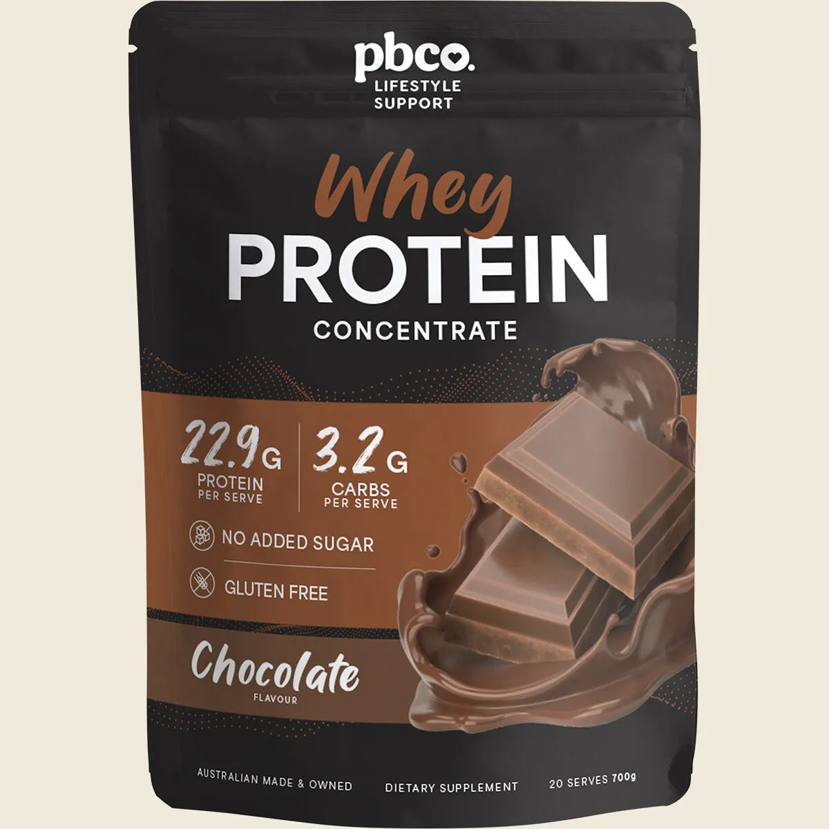 Whey Protein Concentrate Chocolate 700g
