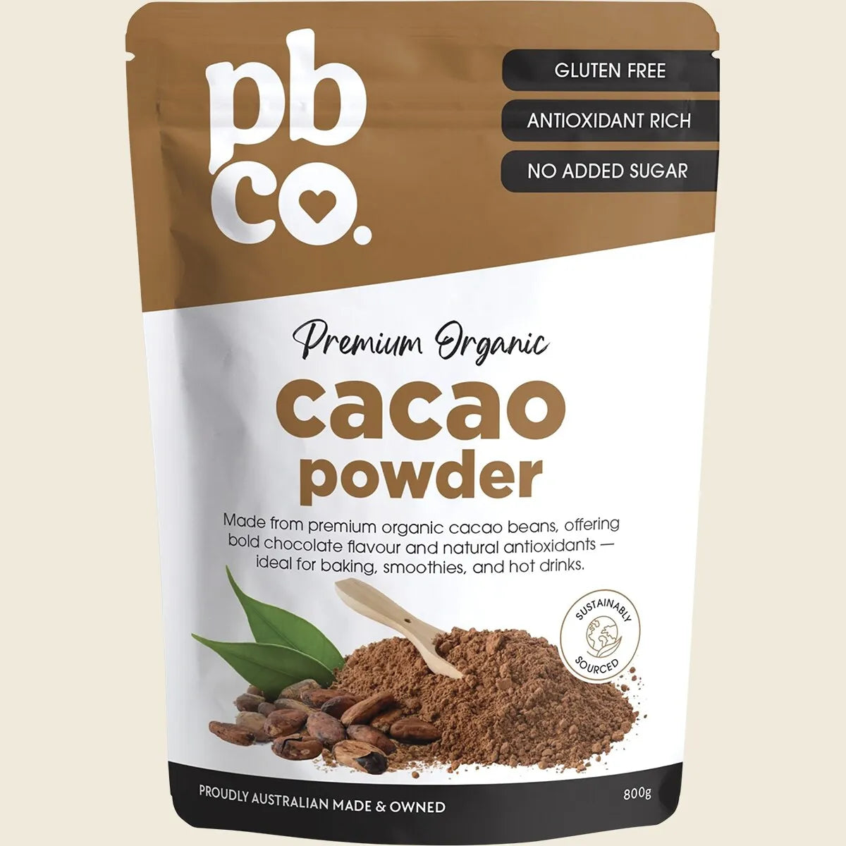 Organic Cacao Powder 800g