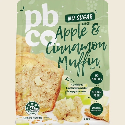 Apple Cinnamon Muffin Mix No Sugar Added 340g