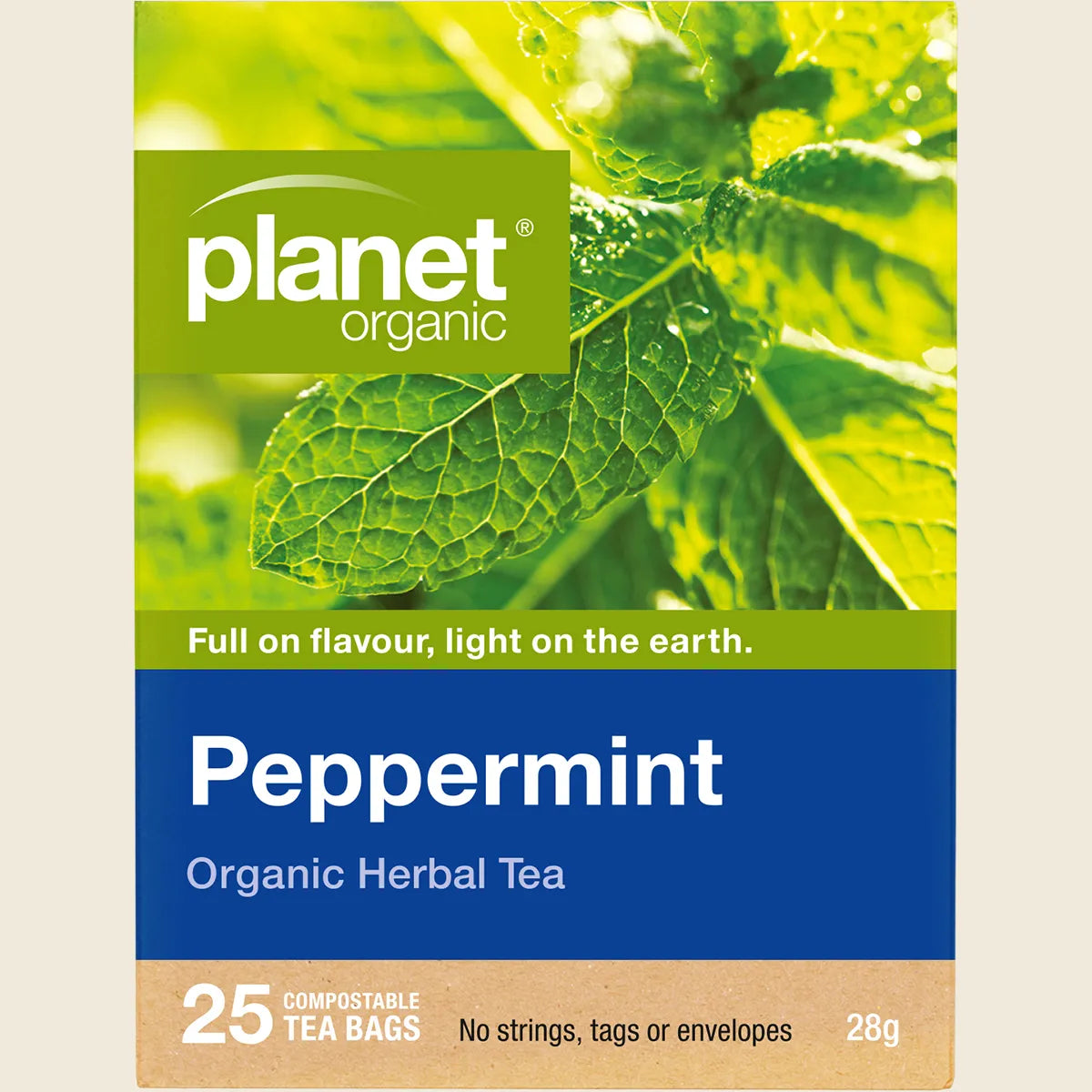 Peppermint Herbal Tea Bags 25pk
