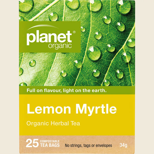Planet Organic Organic Herbal Tea Lemon Myrtle X 25 Tea Bags