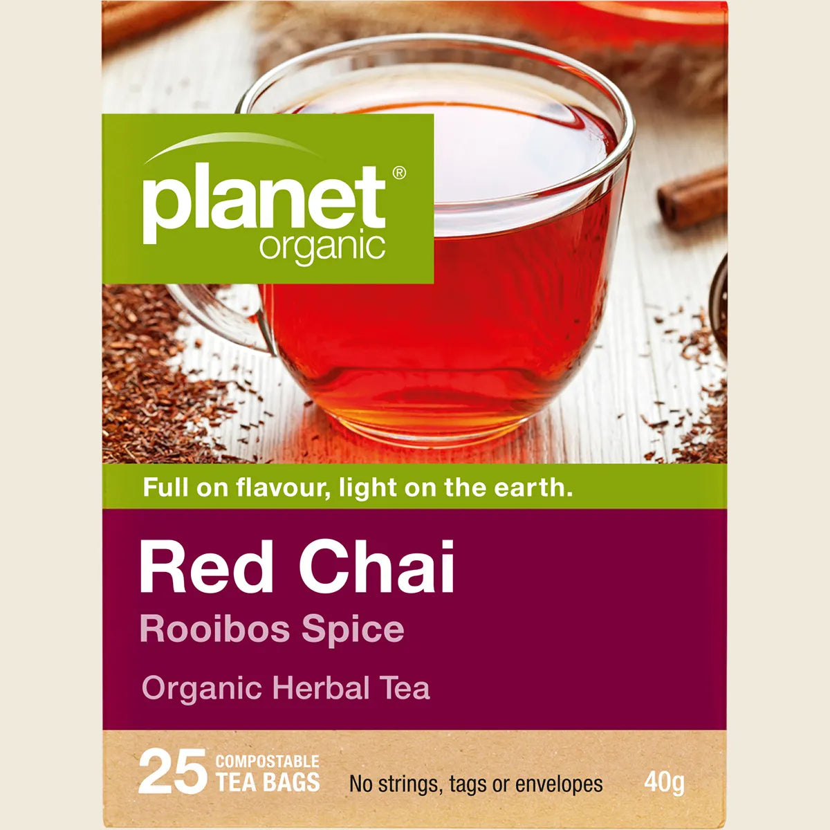 Red Chai Herbal Tea Bags 25pk