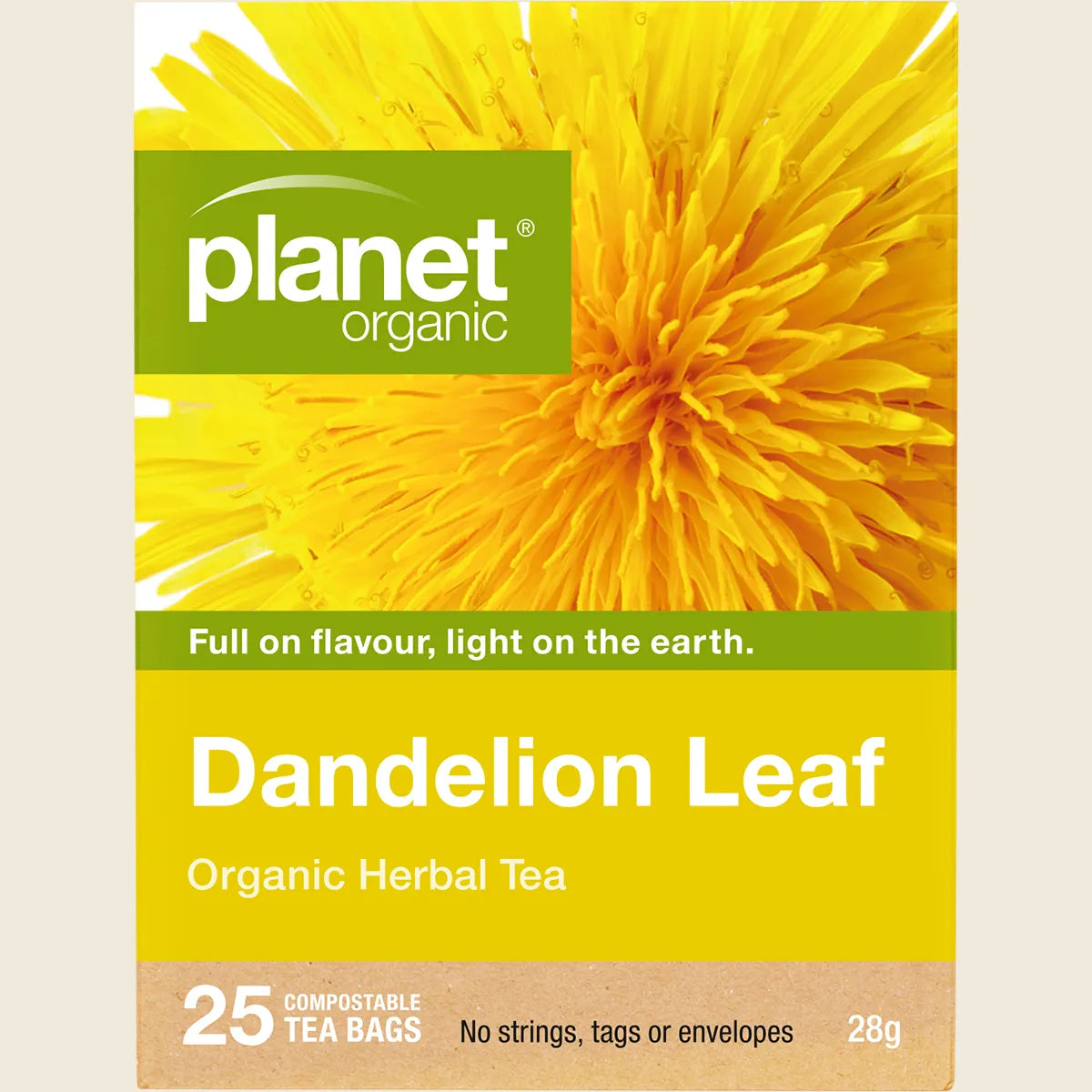 Dandelion Leaf Herbal Tea Bags 25pk