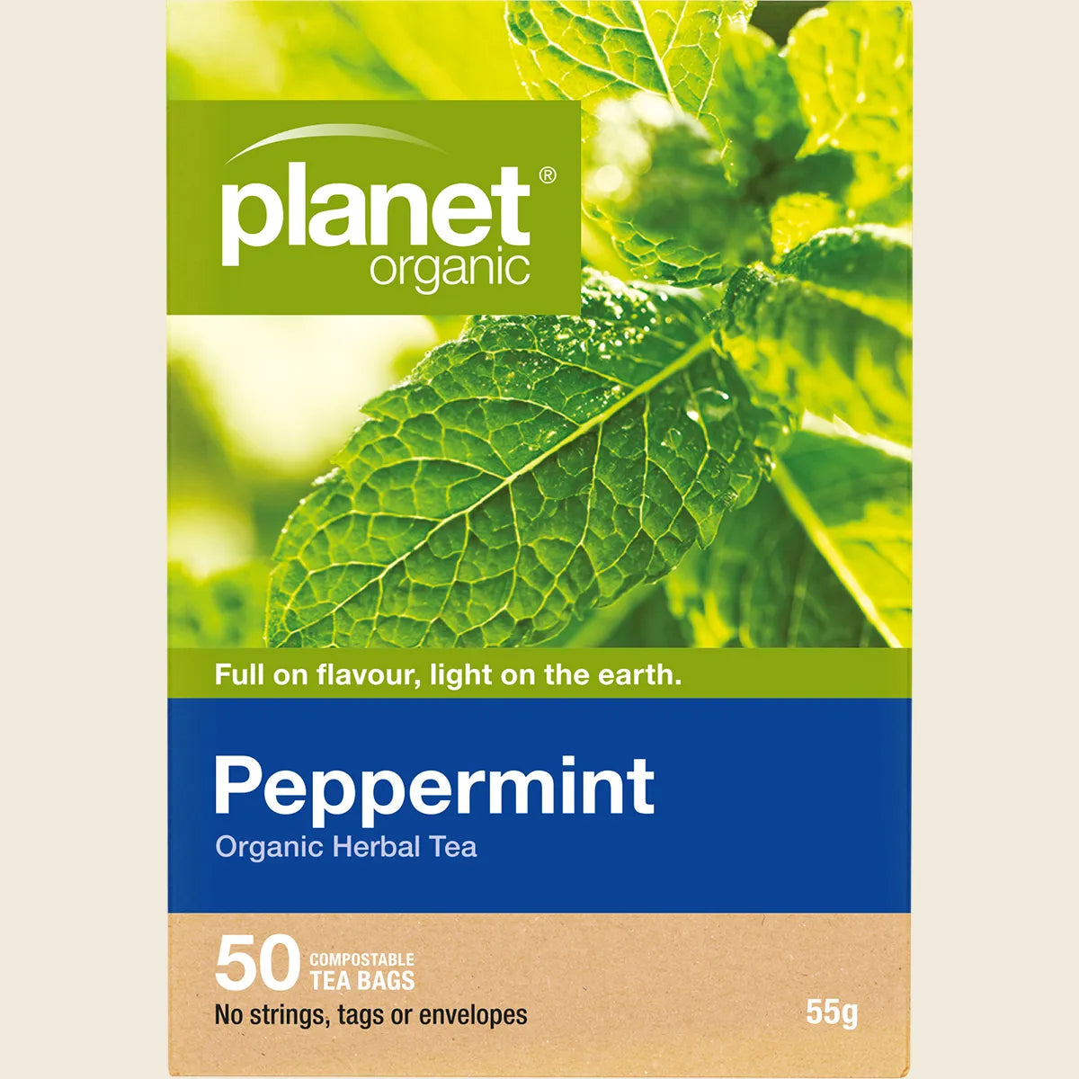 Peppermint Herbal Tea Bags 50pk