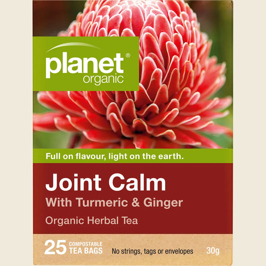Planet Organic Organic Herbal Tea Joint Calm With Turmeric & Ginger X 25 Tea Bags