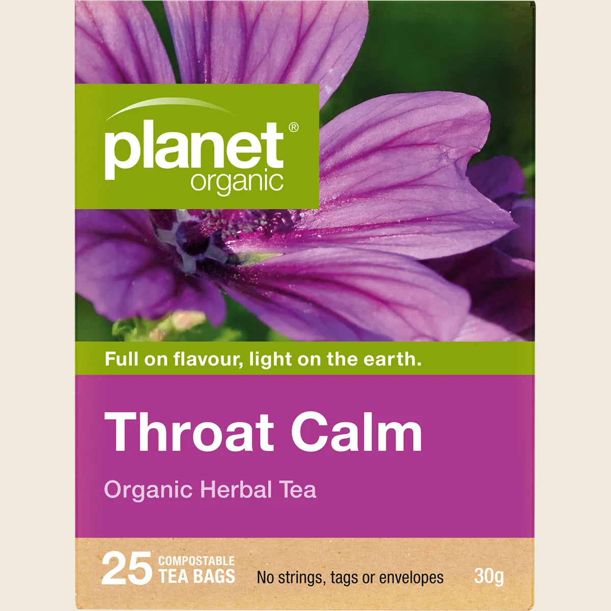 Throat Calm Herbal Tea Bags 25pk