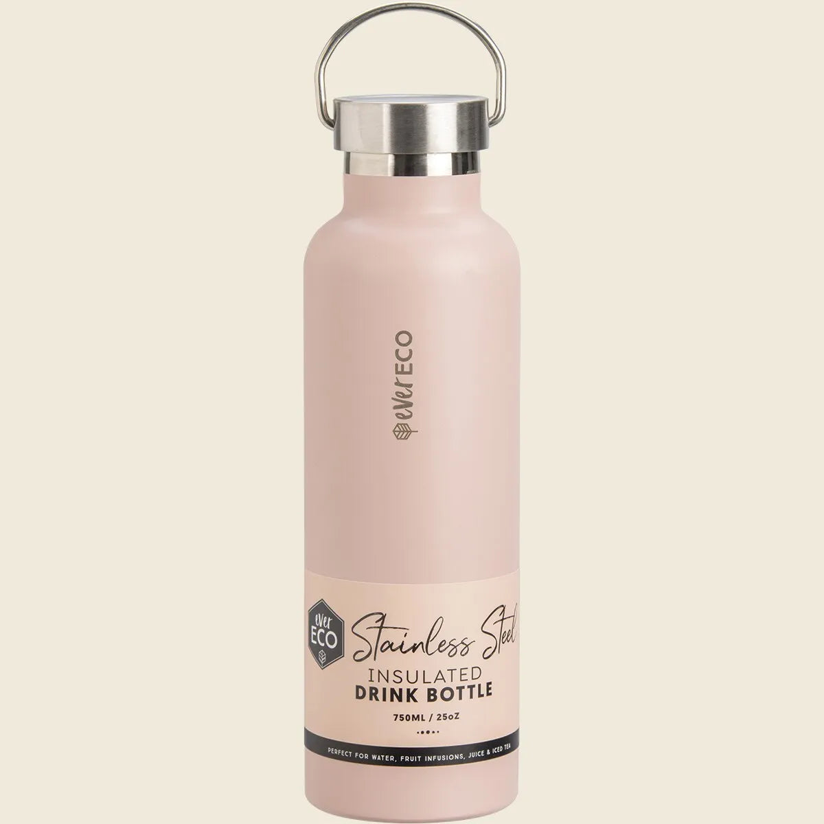 Insulated Stainless Steel Bottle Rose 750ml