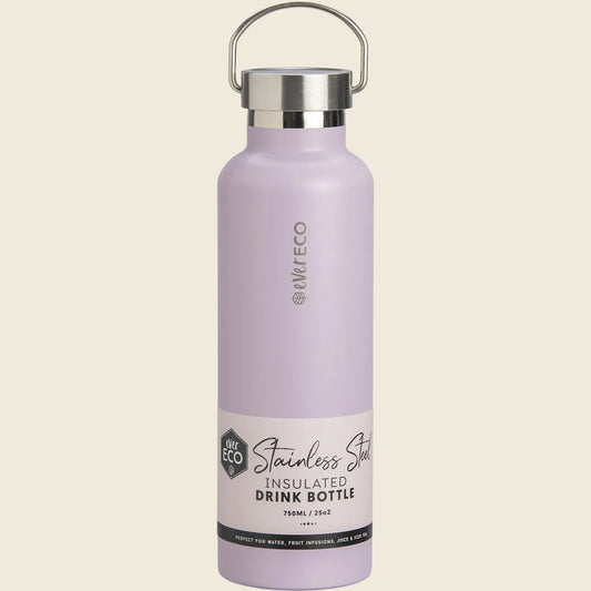 Insulated Stainless Steel Bottle Byron Bay Lilac 750ml