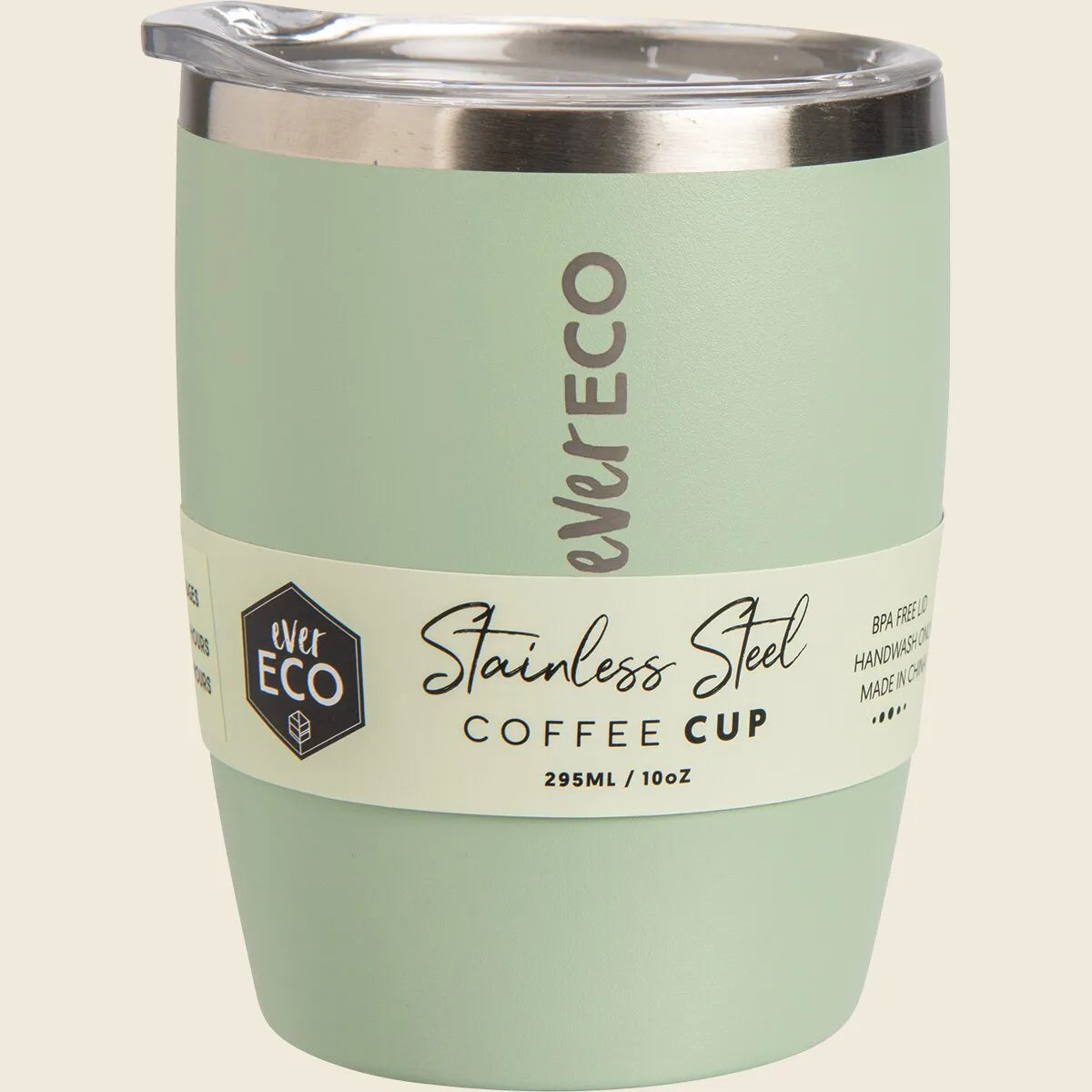Insulated Coffee Cup Sage 295ml