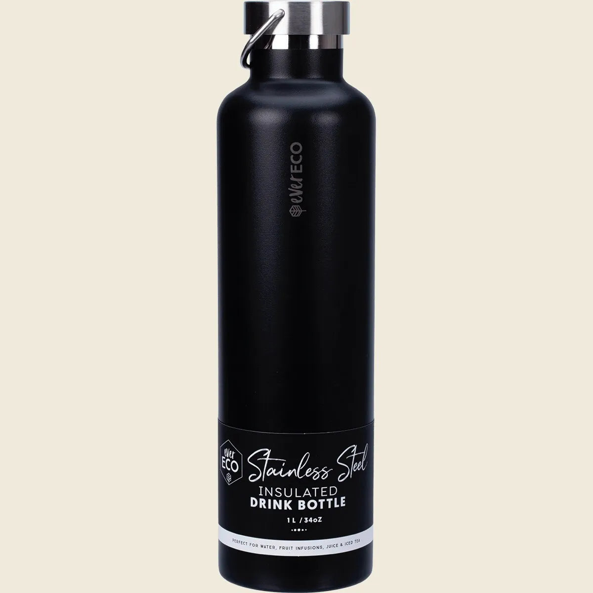Insulated Stainless Steel Bottle Onyx 1L
