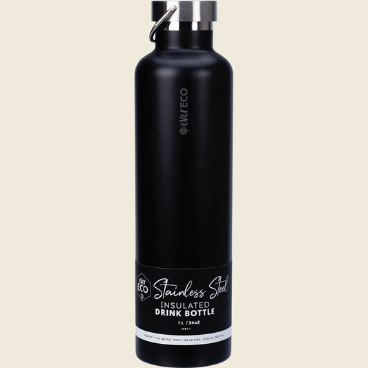 Insulated Stainless Steel Bottle Onyx 1L