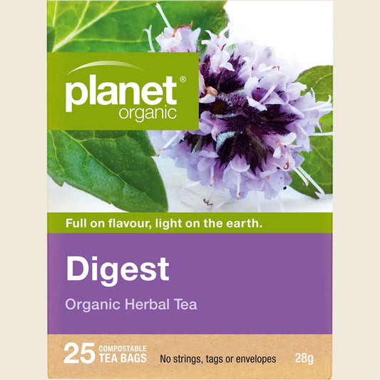 Planet Organic Organic Herbal Tea Digest X 25 Tea Bags