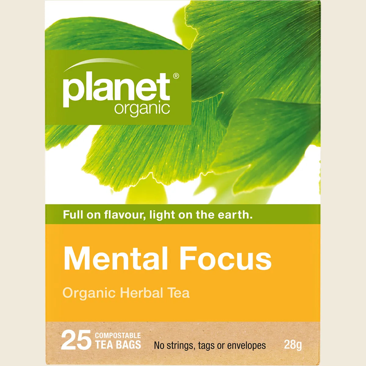 Mental Focus Herbal Tea Bags 25pk