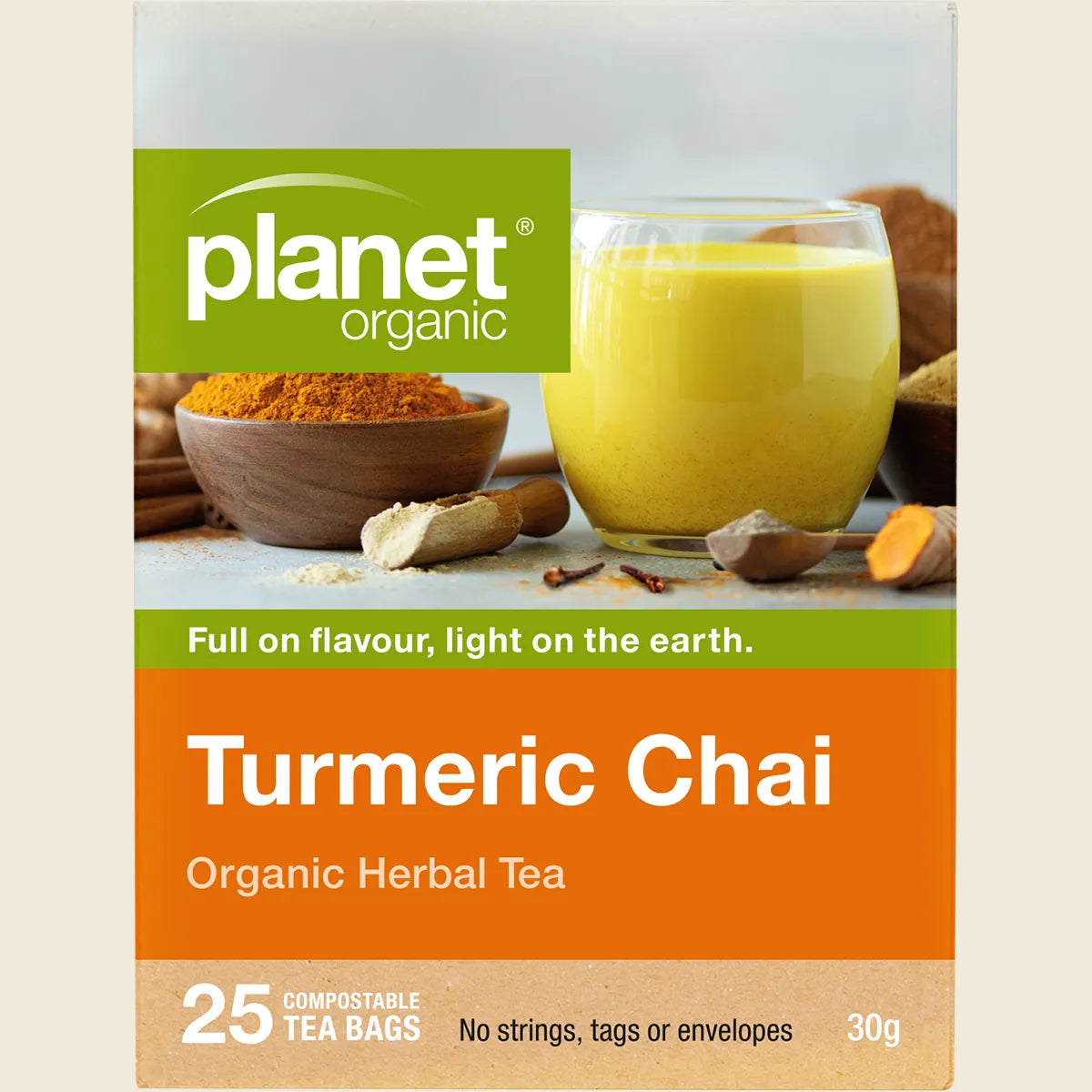 Turmeric Chai Herbal Tea Bags 25pk