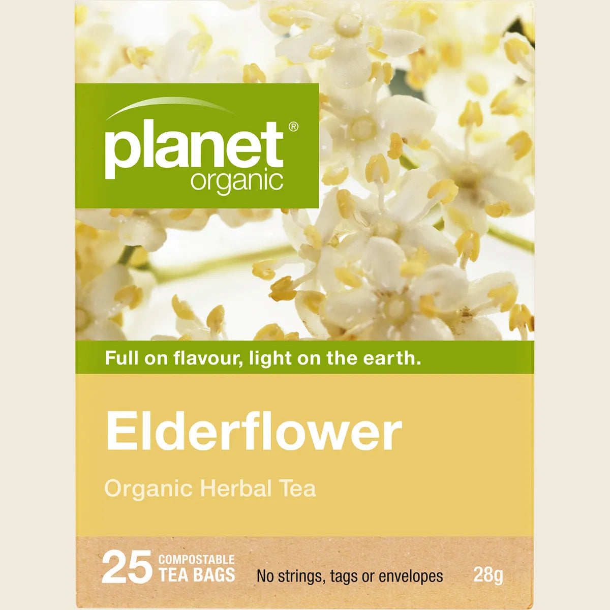 Elderflower Herbal Tea Bags 25pk
