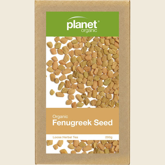 Planet Organic Organic Herbal Tea Fenugreek Seed Loose Leaf 200g