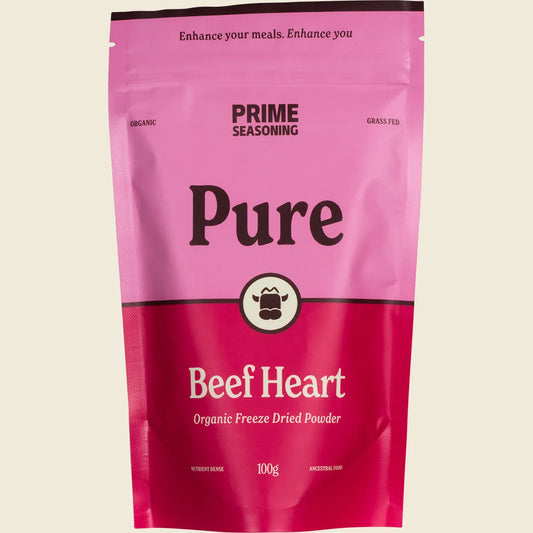 Organic Pure Freeze Dried Beef Heart Powder 100g