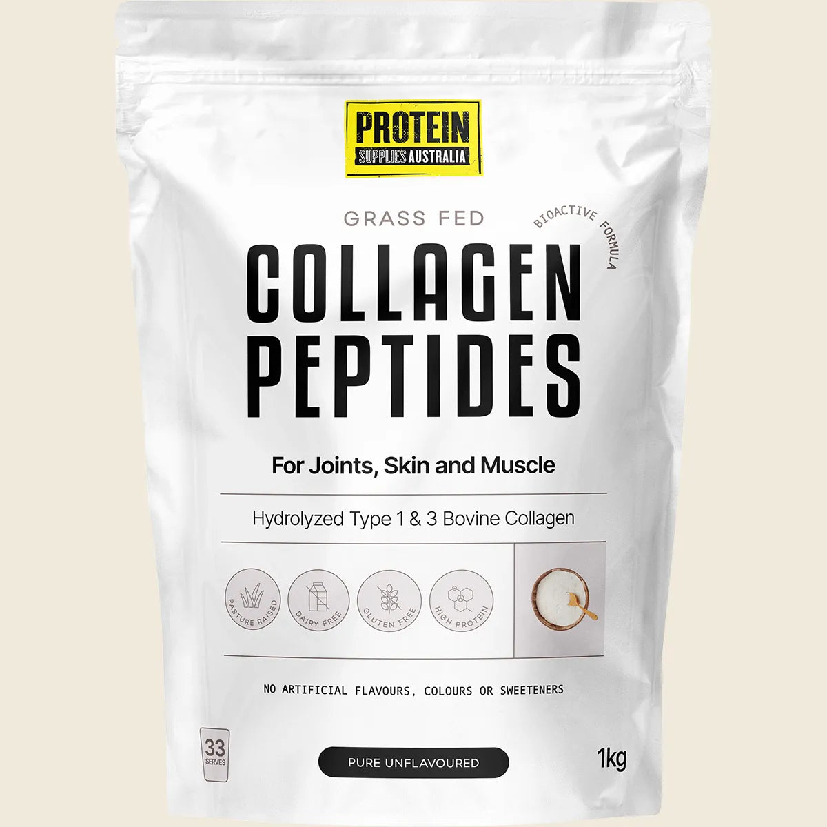 Collagen Peptides Pure Unflavoured 1kg