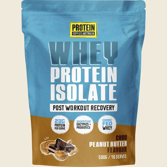 WPI Whey Protein Isolate Choc Peanut Butter 500g