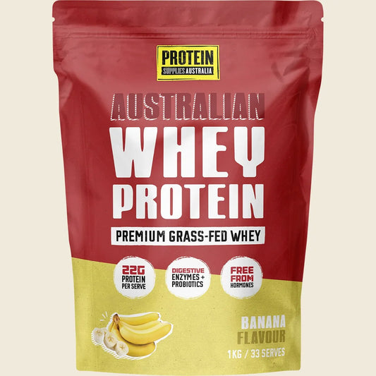 Australian Whey Protein Banana 1kg