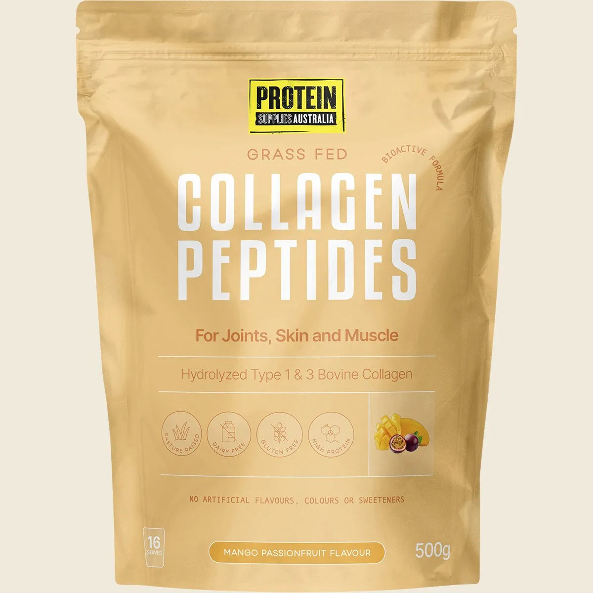 Collagen Peptides Mango Passionfruit 500g