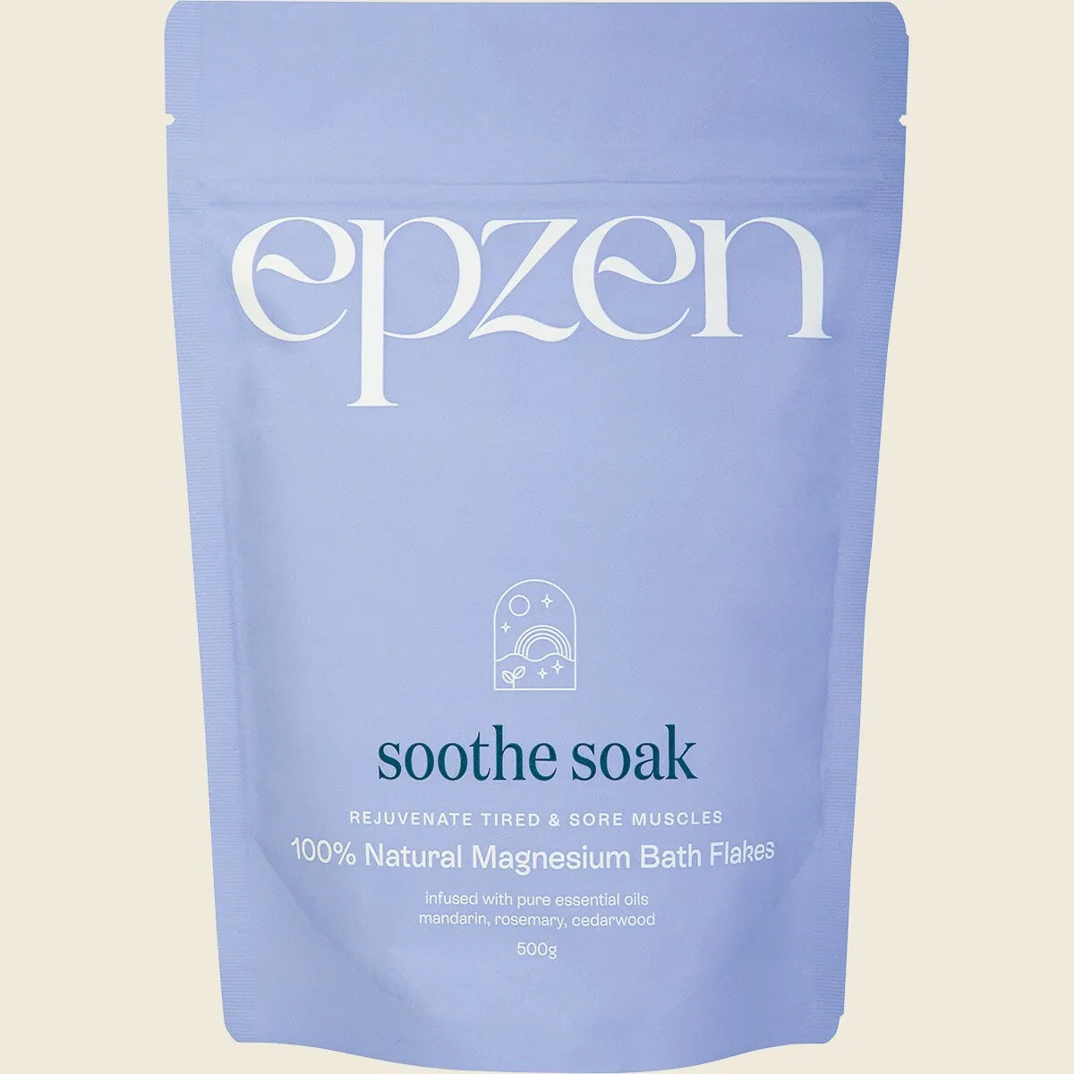 Magnesium Bath Flakes Soothe Soak 500g