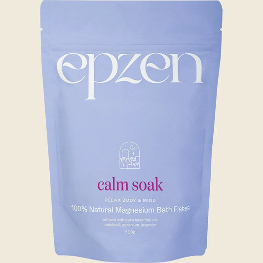 Magnesium Bath Flakes Calm Soak 500g
