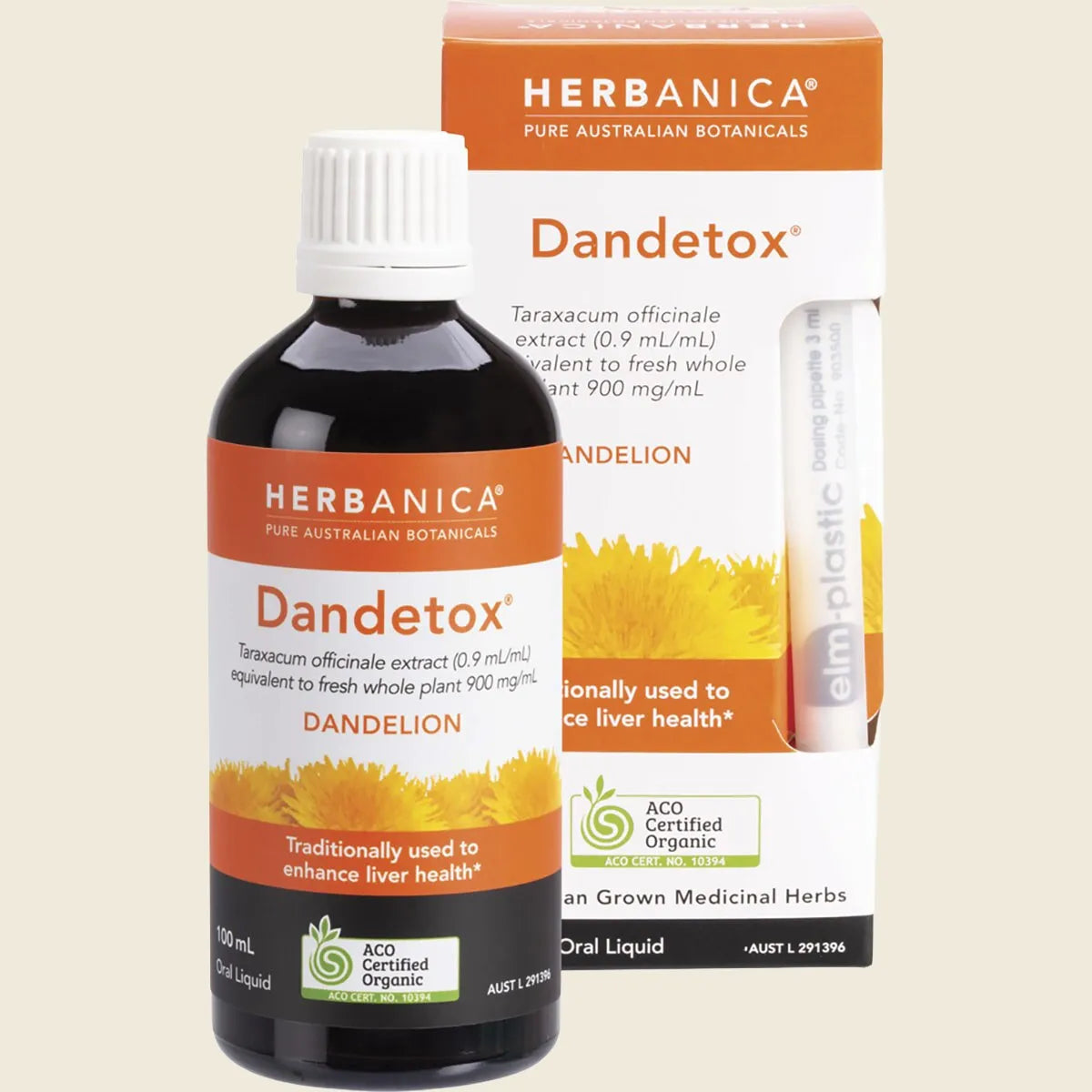 Herbanica Herbal Tincture Dandetox Dandelion 100ml