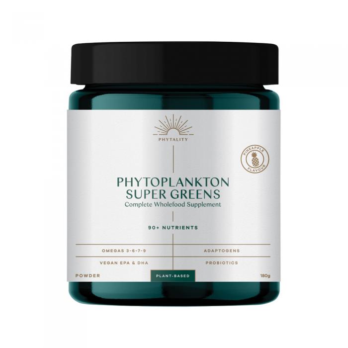 Phytality Phytoplankton Super Greens (complete Wholefood Supplement) Powder 180g