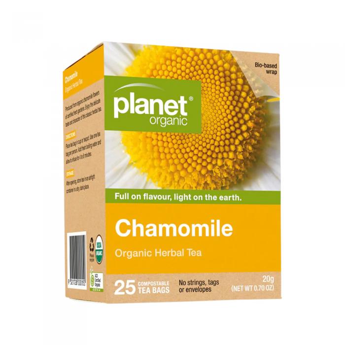 Planet Organic Organic Herbal Tea Chamomile X 25 Tea Bags