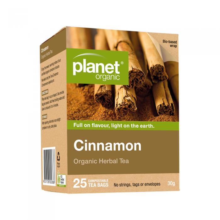 Planet Organic Organic Herbal Tea Cinnamon X 25 Tea Bags