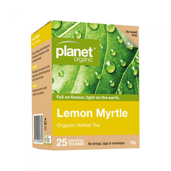 Planet Organic Organic Herbal Tea Lemon Myrtle X 25 Tea Bags