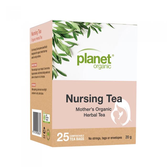 Planet Organic Mothers Organic Herbal Tea Nursing Tea X 25 Tea Bags