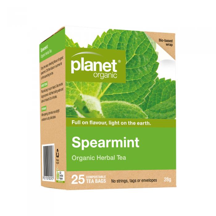 Planet Organic Organic Herbal Tea Spearmint X 25 Tea Bags