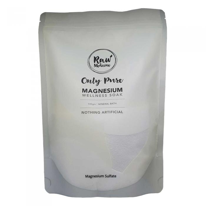 Raw Medicine Magnesium Wellness Soak Only Pure 500g