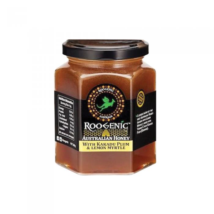 Roogenic Australian Raw Honey Infused With Lemon Myrtle 380g