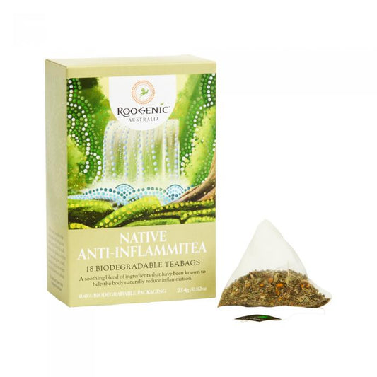 Roogenic Australian Inflammation Tea X 18 Tea Bags (was Native Anti-inflammitea)