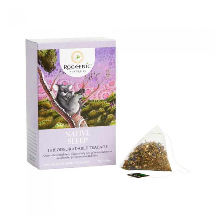 Roogenic Australian Sleep Tea Berry X 18 Tea Bags (was Native Sleep)