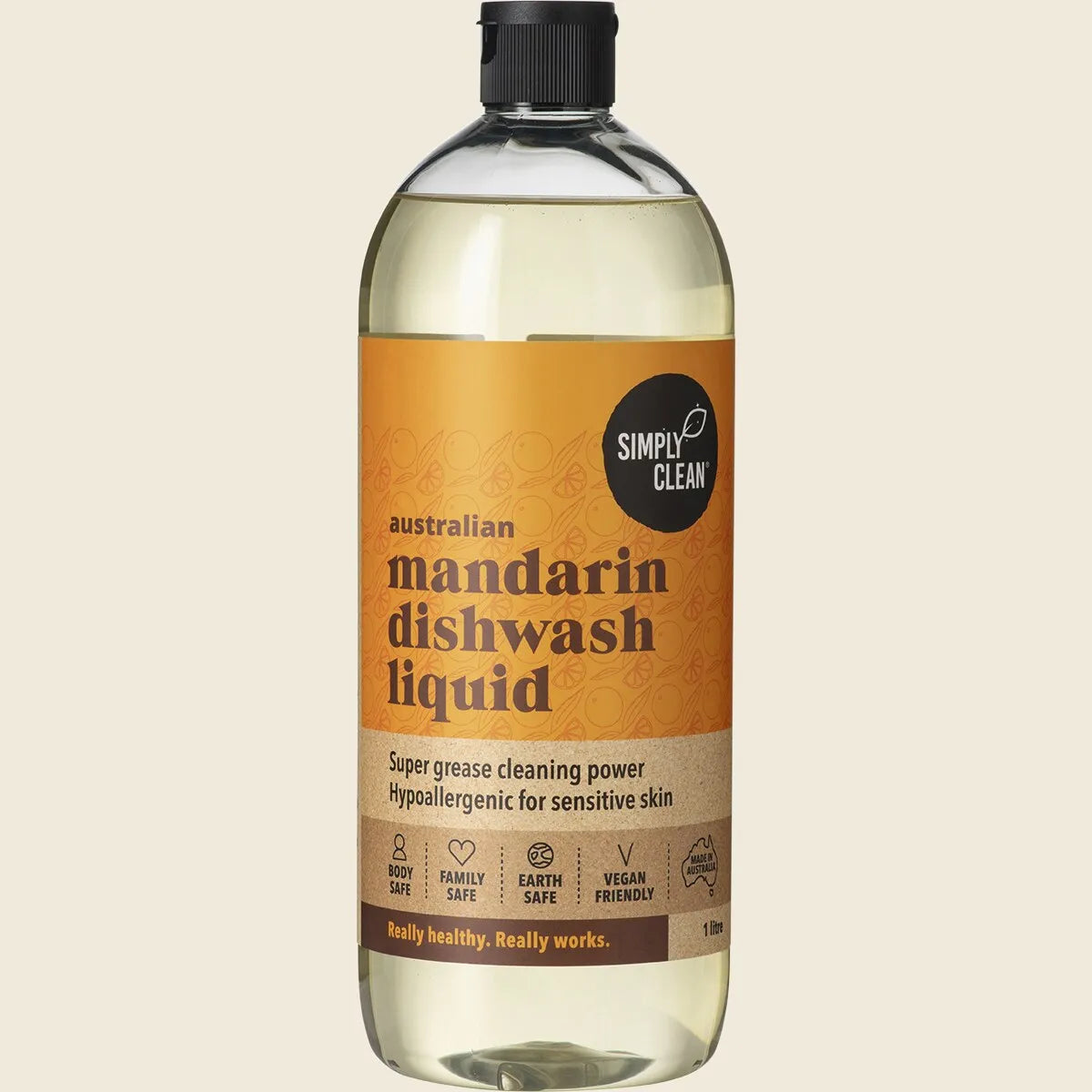 Dishwash Liquid Mandarin 1L