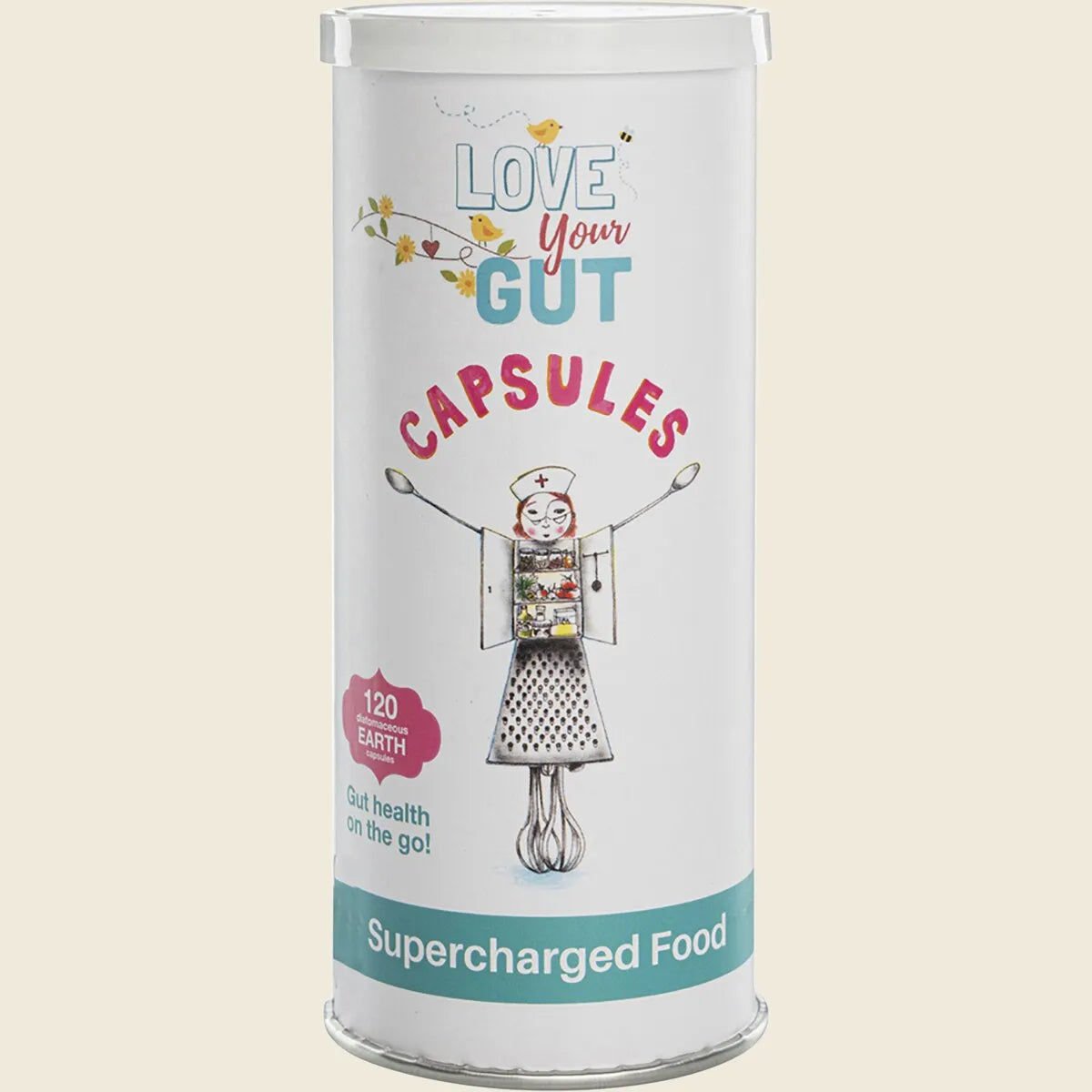 Love Your Gut Capsules Diatomaceous Earth 120 Caps