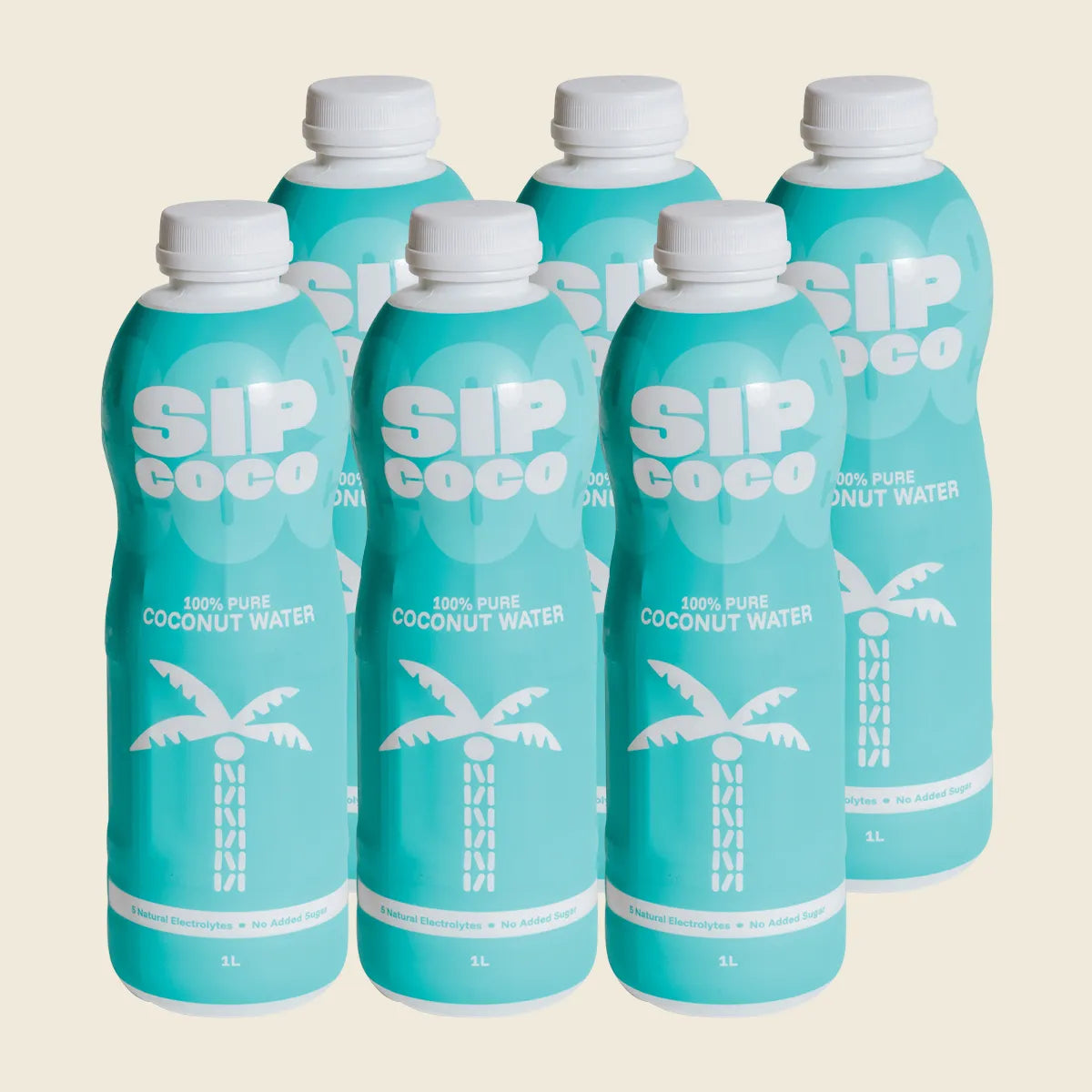 100% Pure Coconut Water Bottle 6x1L