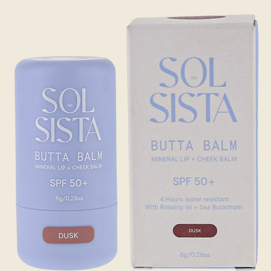 Butta Balm SPF50+ Mineral Lip & Cheek Balm Dusk 8g