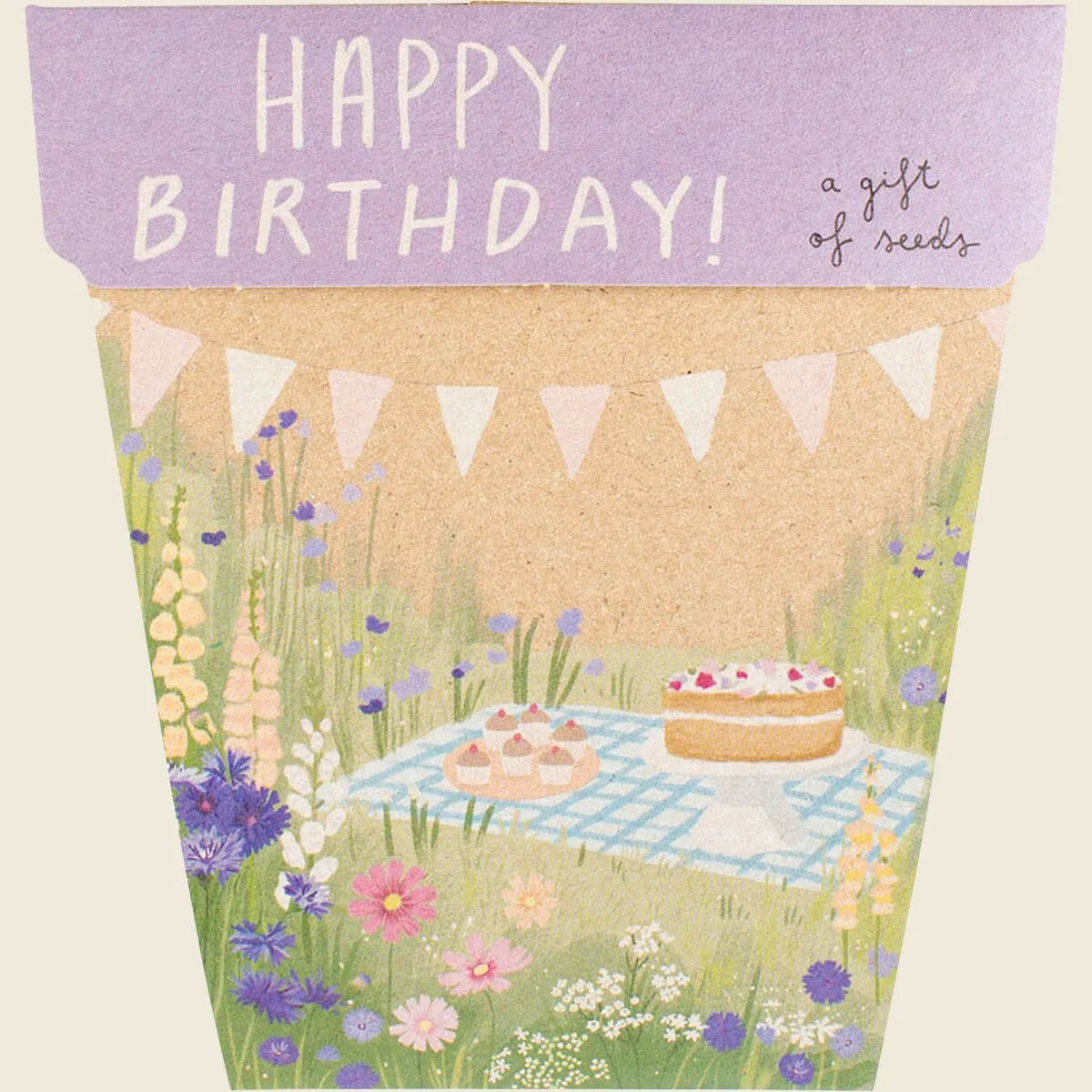 Gift of Seeds Happy Birthday Picnic