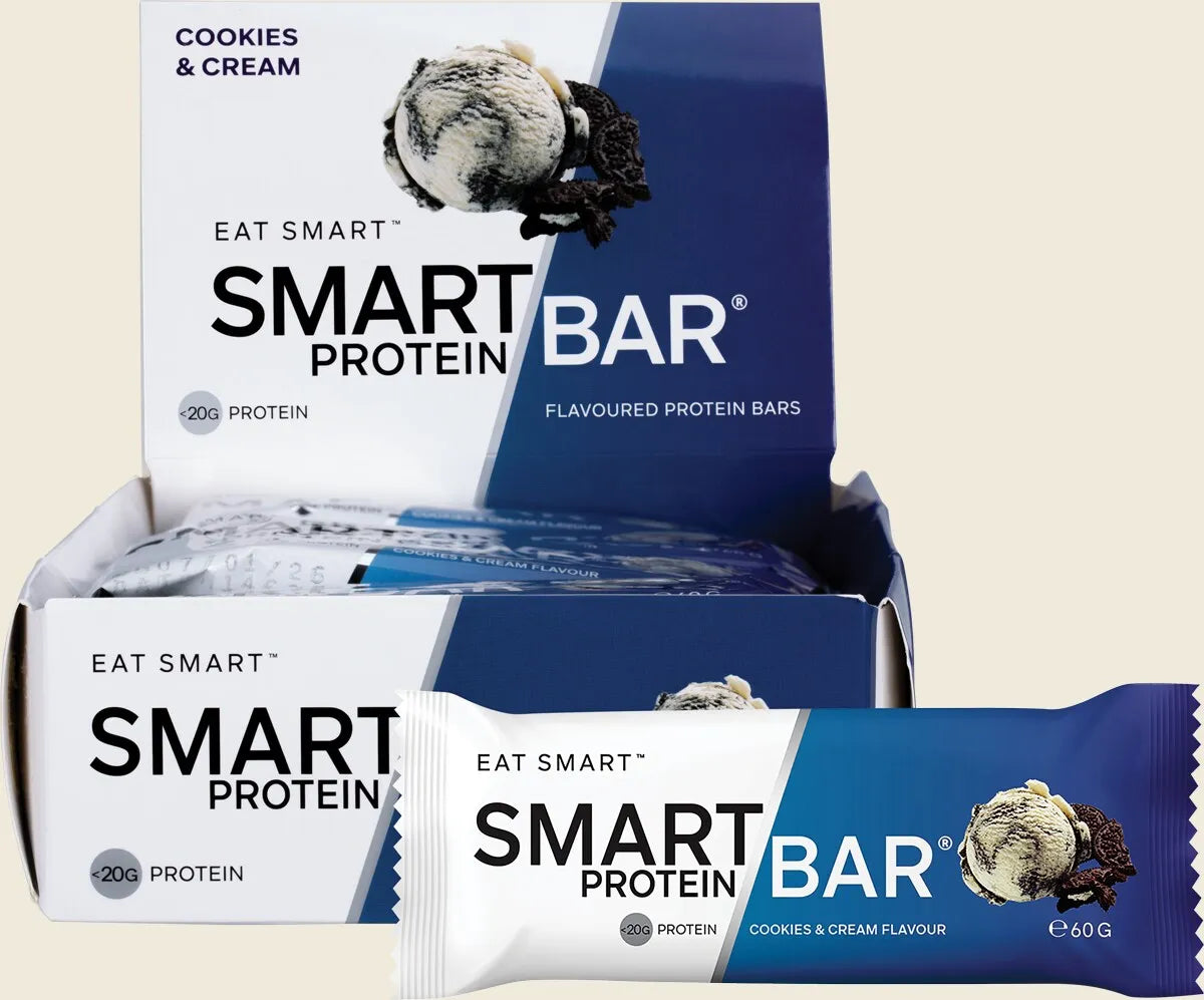 Cookies & Cream Flavour Protein Bar 12x60g