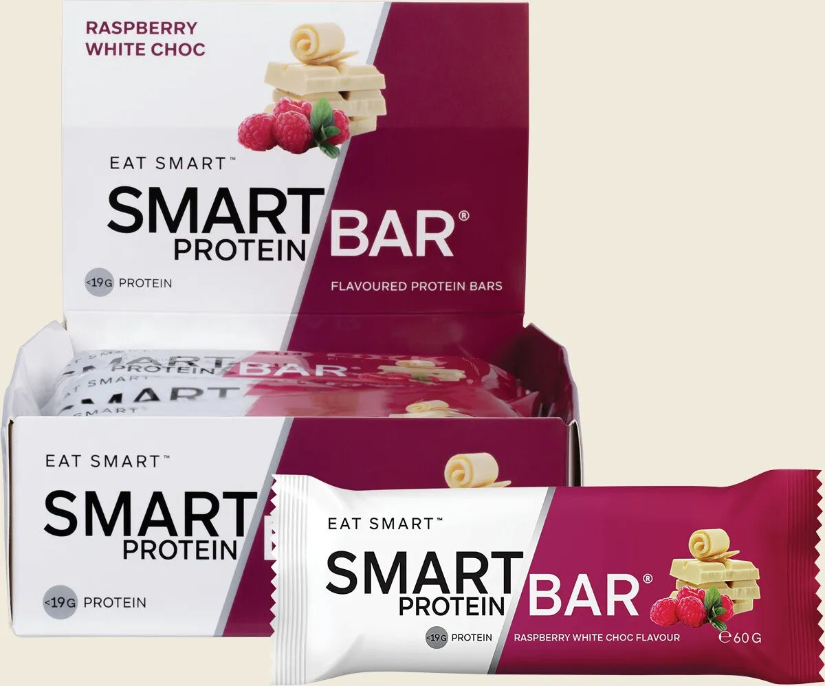 Raspberry White Chocolate Flavour Protein Bar 12x60g