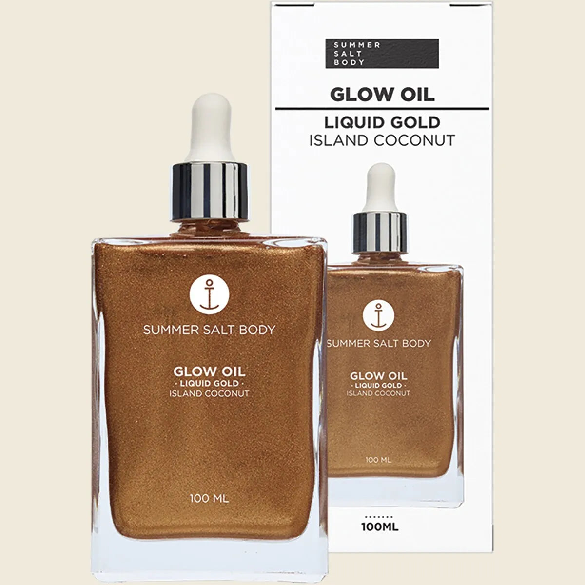 Glow Oil Liquid Gold Island Coconut 100ml