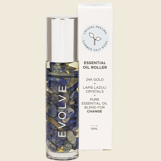Essential Oil Roller 24K Gold Evolve Lapis Lazuli 10ml