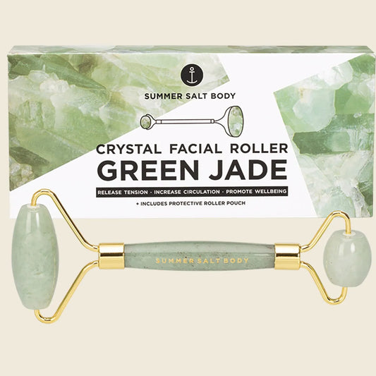 Crystal Facial Roller Green Jade