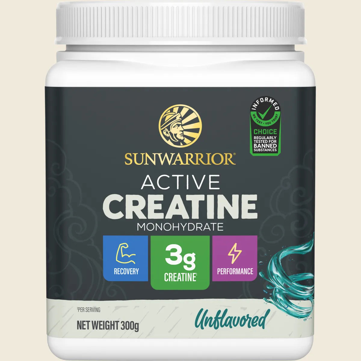 Active Creatine Monohydrate Unflavoured 300g
